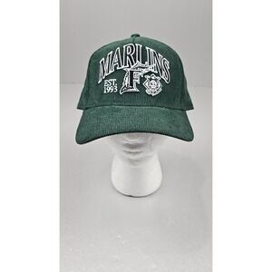 New Era Florida Marlins Corduroy Snapback Hat Green MLB Baseball NWOT